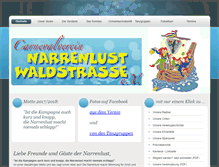 Tablet Screenshot of narrenlust-waldstrasse.de